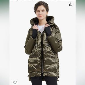 Orolay Women's Thickened Hooded Down Jacket/Worn once